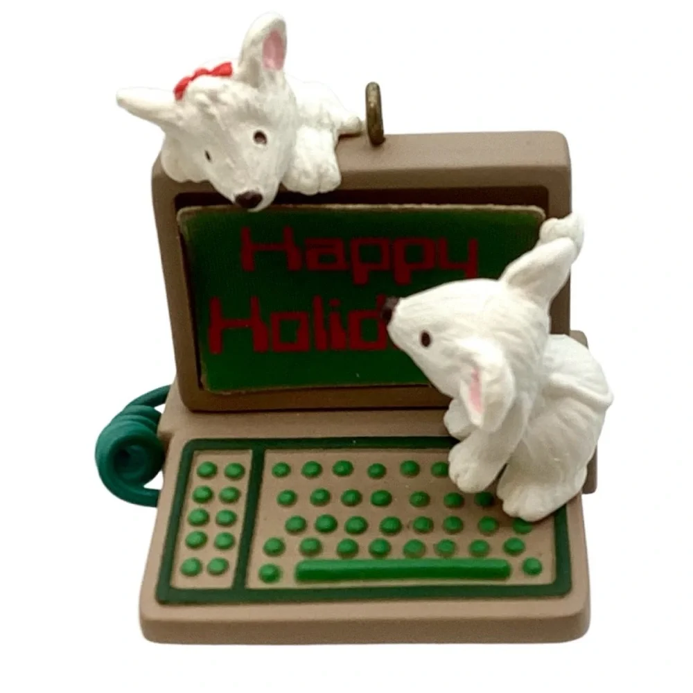 Hallmark 1987 “Happy Holidata” Christmas Ornament